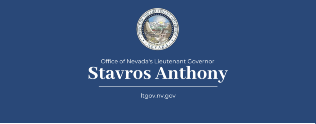 Lieutenant Governor Stavros Anthony Proposes Major Tax Relief for Nevada Small Businesses